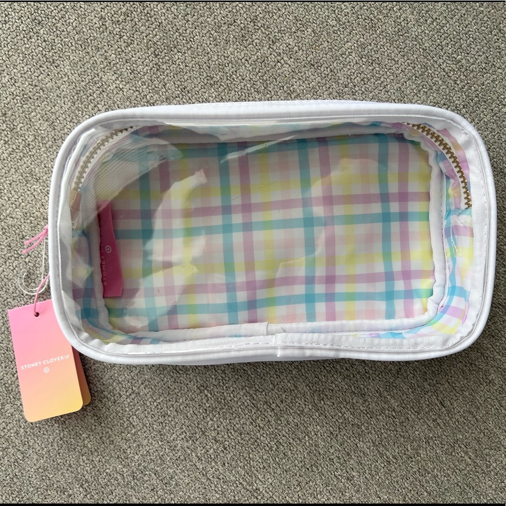 Stoney Clover Lane x Target White Gingham pouch